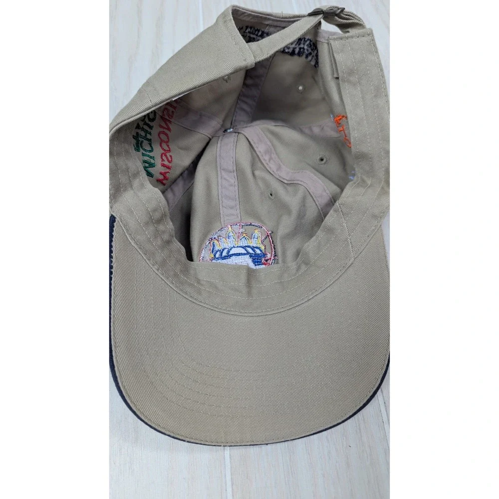 NCAA 2000 Final Four Indianapolis Hat Cap Tan Michigan State Florida WI Carolina